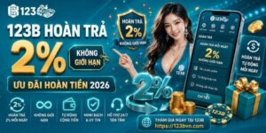 123B hoàn trả 2% không giới hạn - Ưu đãi hoàn tiền 2026